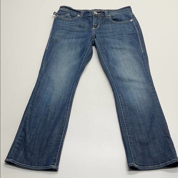 ROCK & REPUBLIC KENDALL Womens 4 SHORT Blue Jeans - Picture 2 of 5